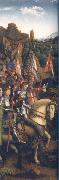 Jan Van Eyck The Ghent Altarpiece: Knights of Christ oil painting reproduction